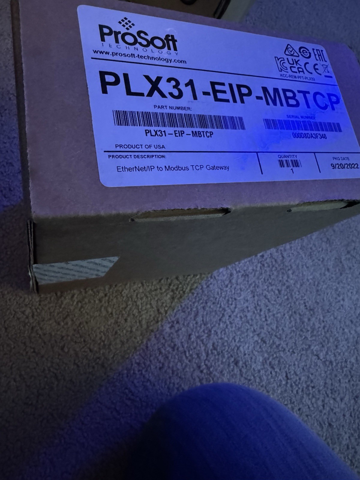 Brand New ProSoft PLX31-EIP-MBTCP Module Brand New ProSoft PLX31-EIP-MBTCP Module