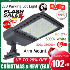 200W LED Parking Lot Light Dusk to Dawn Commercial Outdoor Shoebox Street lights picture
