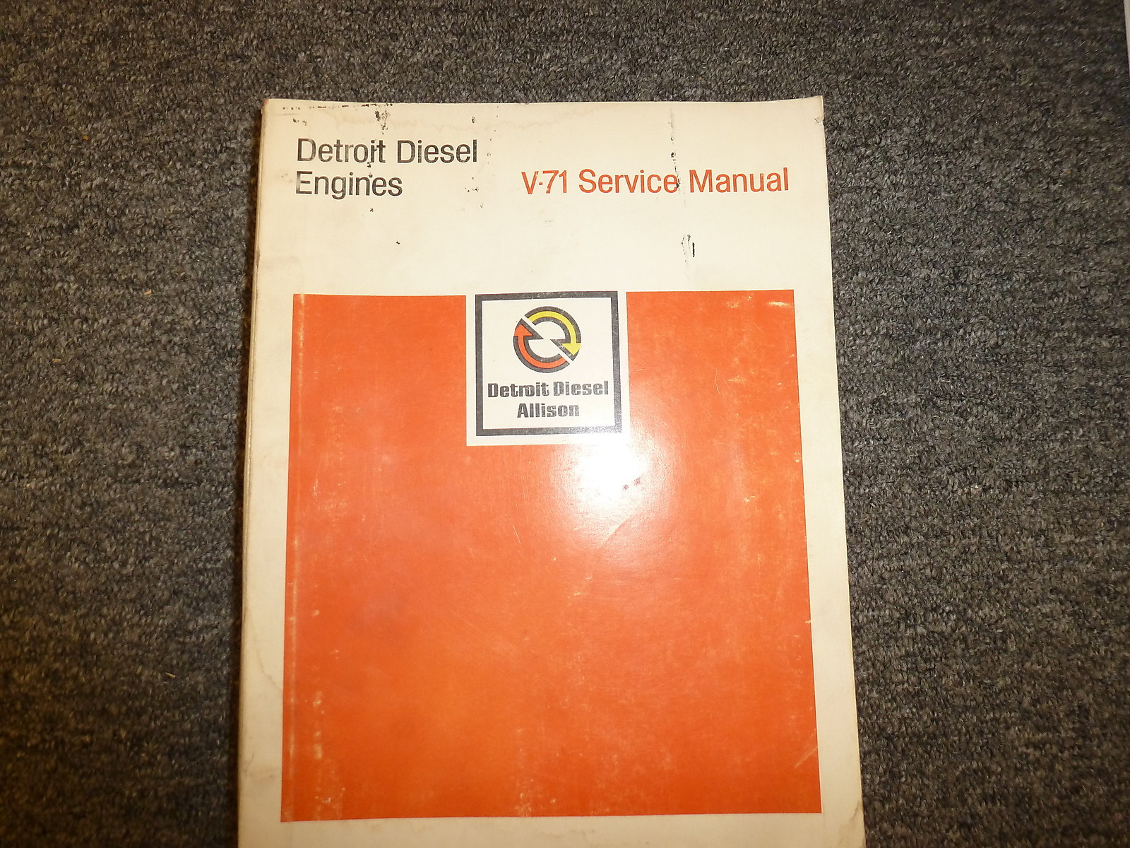 1957-1959 Detroit Diesel 6V-71 8V-71 12V-71 16V-71 Engine Service Manual 1958