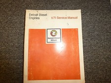 1957-1959 Detroit Diesel 6V-71 8V-71 12V-71 16V-71 Engine Service Manual 1958 picture