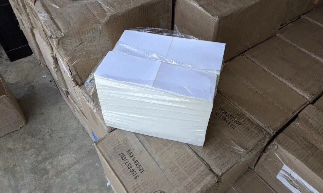 6000 Blank 4 x 6 Direct Thermal Fanfold Peel & Stick UPS Shipping Labels - Bulk 6000 Blank 4 x 6 Direct Thermal Fanfold Peel & Stick UPS Shipping Labels - Bulk