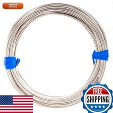 935 Argentium Silver Wire 18 Gauge 10FT Round Dead Soft Craft Wire 103318 picture