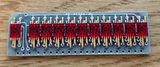 Rare Early Vintage 1970s Multi-Digit Red LED Display Board Assembly Gold Leads picture