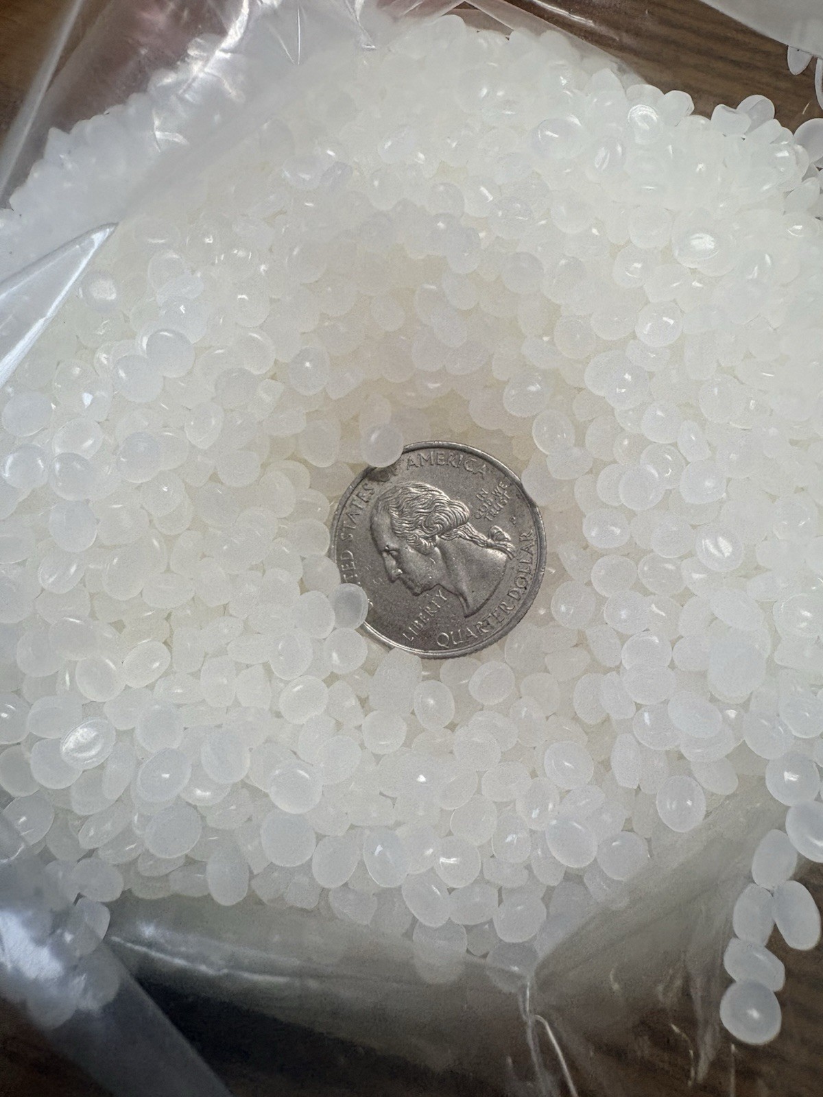 15lbs  Virgin Poly Plastic  Pellets