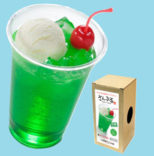 【Melon Soda Float】 food sample replica DIY kit ”Samplen”  - From Japan picture