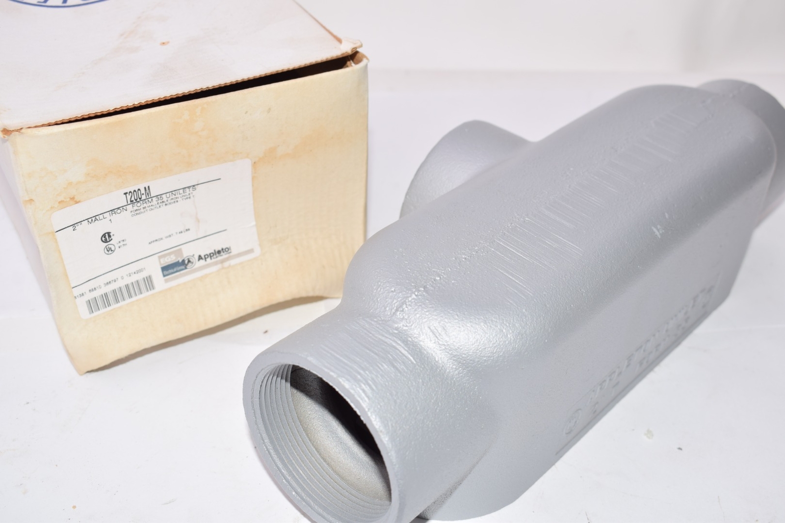 NEW, EGS, Appleton, 2'', Mall Iron, Form 35, Unilets, T200-M, Malleable Iron Uni