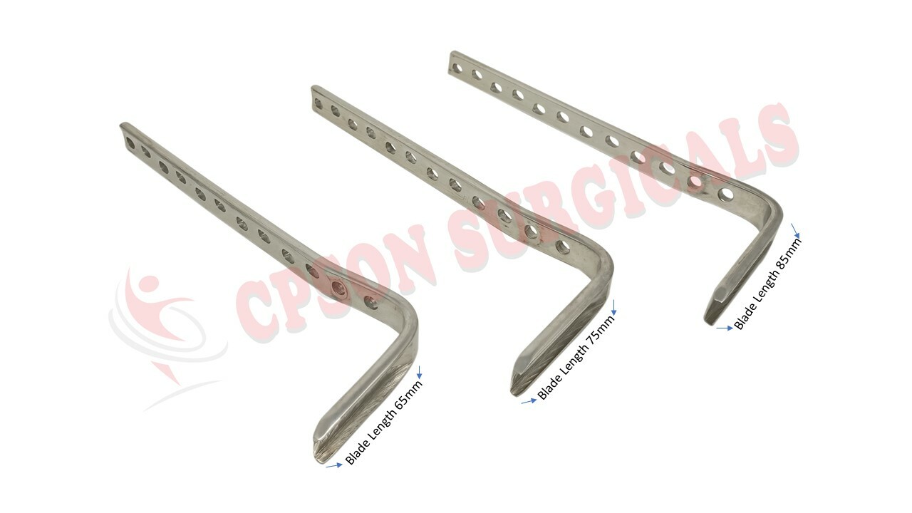 Veterinary 95° Condylar Angled Blade 12Hole Plate 5pc Instrument Stainless Steel Veterinary 95° Condylar Angled Blade 12Hole Plate 5pc Instrument Stainless Steel