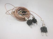 Pomona, 1269, Double Banana Plug w/ Cable Used, Lot of 4 picture