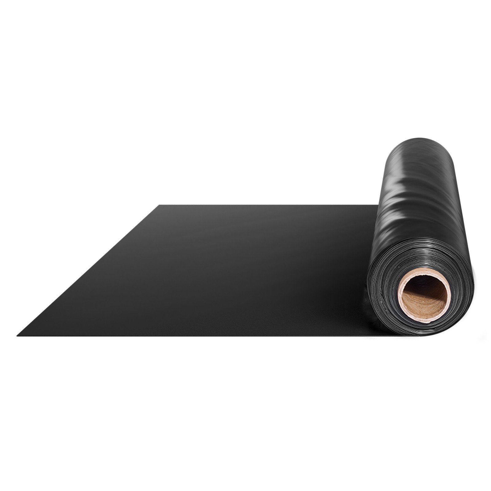 Uimoso 6Mil Plastic Sheeting Roll 10 x 100 FT Heavy Duty Polyethylene Black