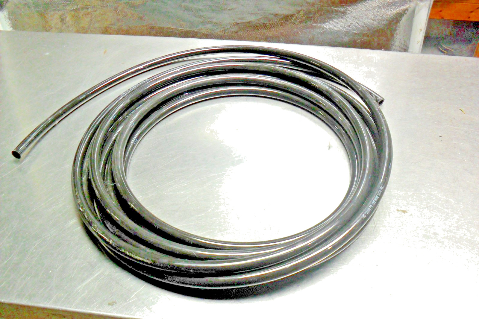 QTY 25FT. - SMC TU1610 Polyurethane Tubing, Black, New