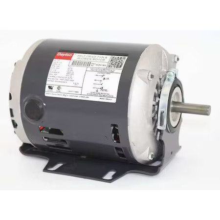Dayton 6K551 Split-Phase Belt Drive Motor, 1/6 Hp, 48 Frame, 115V Ac Voltage, Dayton 6K551 Split-Phase Belt Drive Motor, 1/6 Hp, 48 Frame, 115V Ac Voltage,