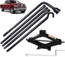 Spare Tire Tool Kit with Case & Scissor Jack 2 Ton for Dodge Ram 1500 (2002 to 2 picture
