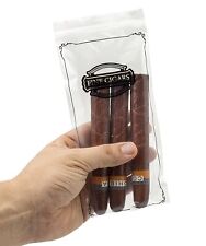 1000 Zipper Lock Cigar Bags Clear Plastic / Pre-Printed Fine Cigars All Size picture