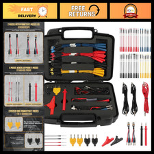 68PCS Multimeter Test Leads Kit - Replaceable Probes, Alligator Clips, Banana Pl picture