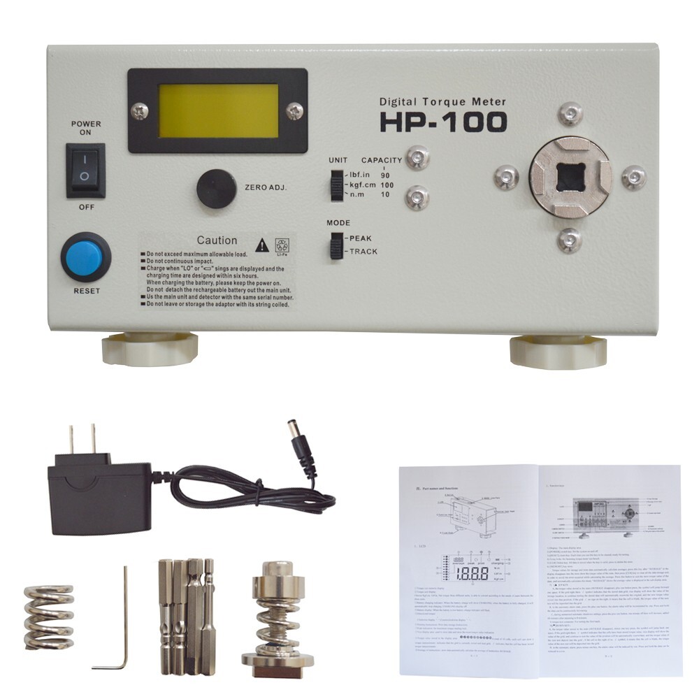 HP-100 Intelligent Torque Digital Tester Multi-function Measuring Instrument HP-100 Intelligent Torque Digital Tester Multi-function Measuring Instrument