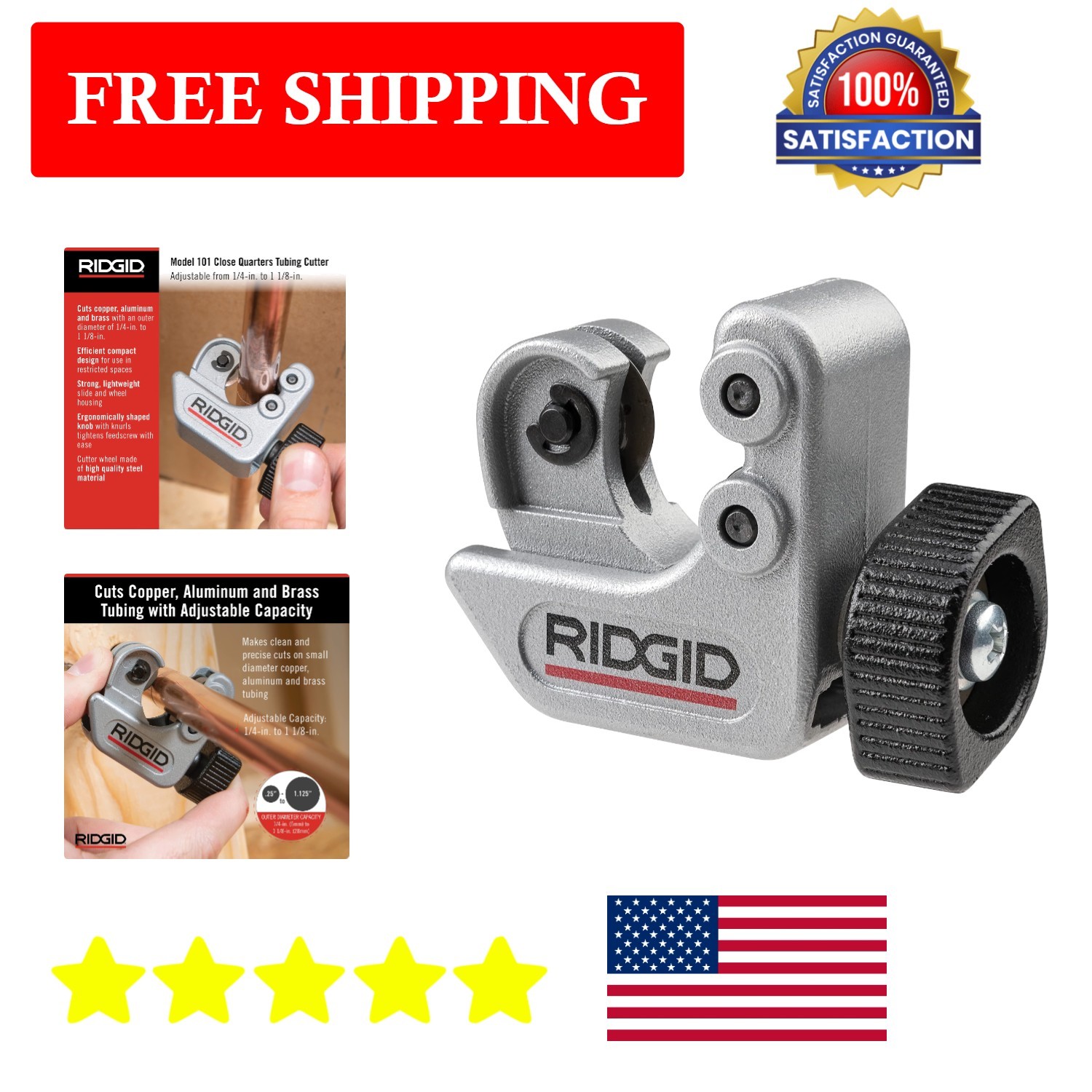 Lightweight Close Quarters Tubing Cutter - 1/4 Lightweight Close Quarters Tubing Cutter - 1/4