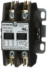 Siemens 45EG20AF Definite Purpose Contactor 30 A 2 Poles 120 VAC picture