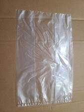 1000 Clear Poly Bags 8x4x12 1.25 Mil Gusseted LDPE Food Safe  picture