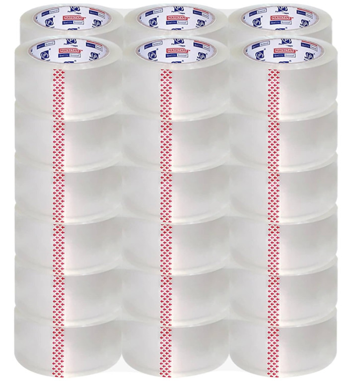Cinta de Embalaje Transparente 36 Rollos Alta Resistencia 1.88 Cinta de Embalaje Transparente 36 Rollos Alta Resistencia 1.88
