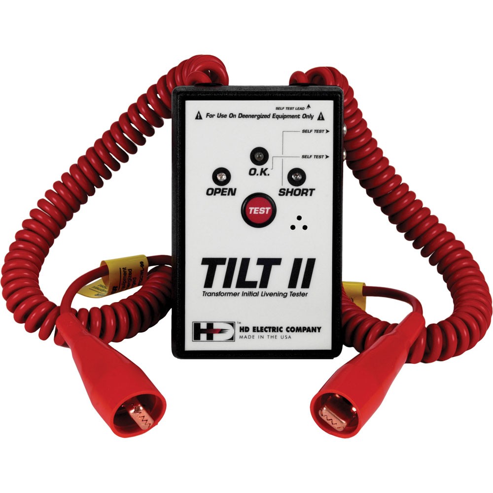 HD Electric TL-MAN-N TILT II Transformer Tester Manual Self-Test w/ Bag HD Electric TL-MAN-N TILT II Transformer Tester Manual Self-Test w/ Bag