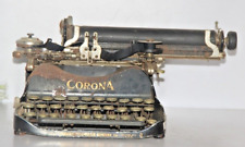 1920's Vintage Old Iron & Brass Smith & Corona Typewriter Rare Collectible U.S.A picture