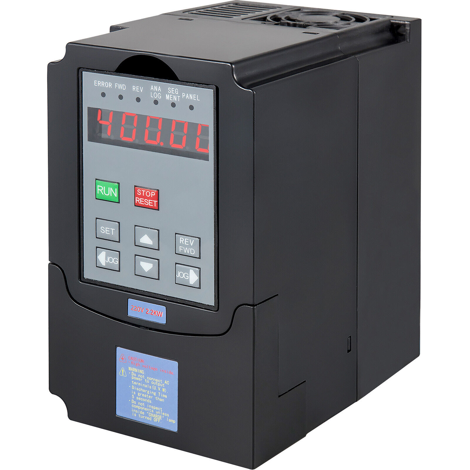 VEVOR 3HP 2.2KW 10A 220VAC Single Phase Variable Frequency Drive Inverter