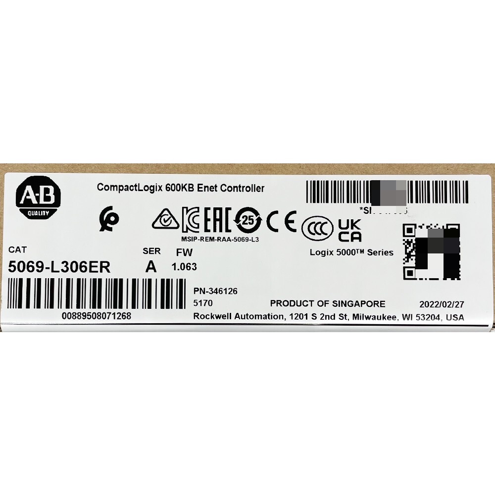 FACTORY SEALED ALLEN- BRADLEY 5069-L306ERS2 5380 GUARDLOGIX AB 5069L306ERS2 NEW! FACTORY SEALED ALLEN- BRADLEY 5069-L306ERS2 5380 GUARDLOGIX AB 5069L306ERS2 NEW!