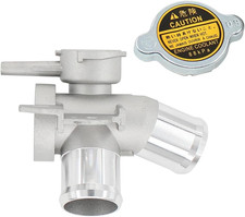 Upgraded Aluminium Upper Engine Radiator Coolant Filler Neck W/Cap picture