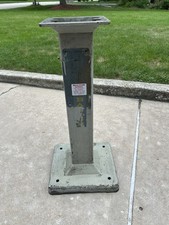 Vintage Baldor Heavy Duty Cast Iron Pedestal Stand Bench Grinder Buffer picture