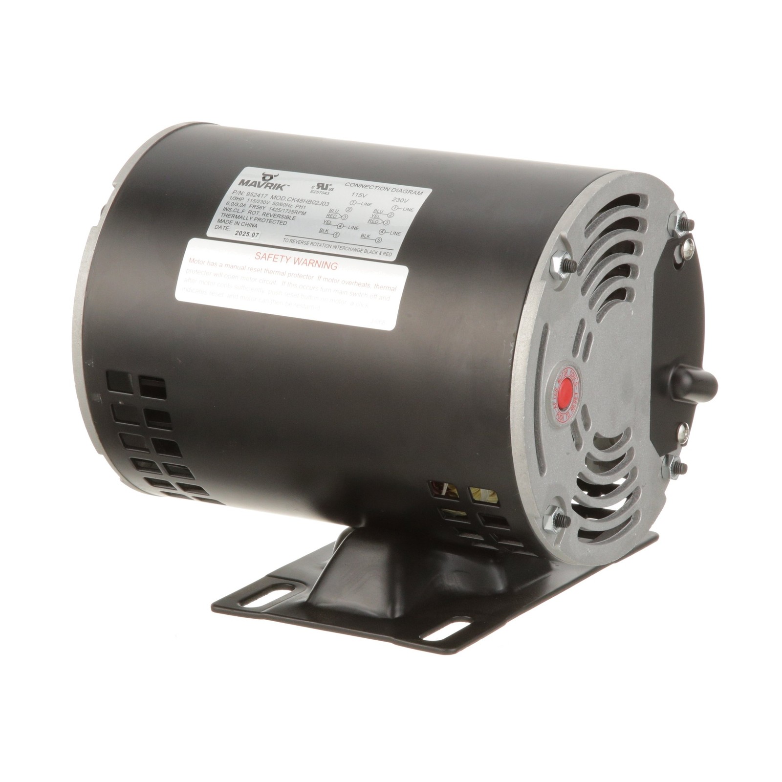 Mavrik Motor, Pump, 115/230V, 1/4Hp Mavrik Motor, Pump, 115/230V, 1/4Hp