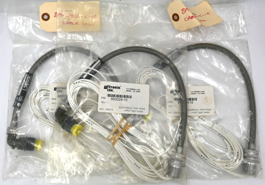 ALTRONIC 593029-15 CABLE ASSEMBLY REV. 1 258974 ALTRONIC 593029-15 CABLE ASSEMBLY REV. 1 258974