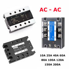 SSR Three Phase Solid State Relay Input 80~250VAC AC Controll AC 10A~200A picture