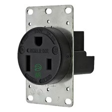 Hubbell Wiring Device-Kellems Hbl9367 Straight Blade Receptacle, 6-50R, 50 A, picture