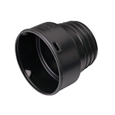 NDS 451 HDPE Corrugated Adapter, 4-Inch, for Spigot X 4 inch 4 Inch, Black picture