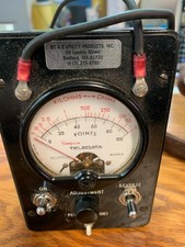 8455A-CLBM SIMPSON ELECTRIC ANALOG MULTIMETERS LINE LOOP TESTER W/ Bag picture