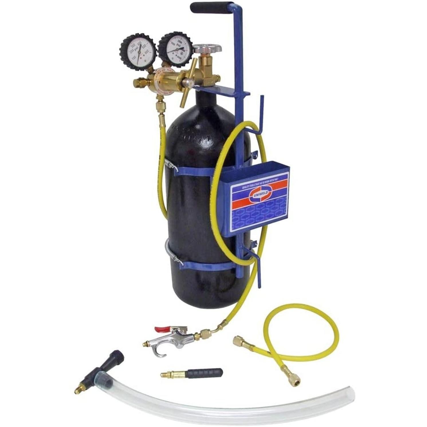 Uniweld 40040 Nitrogen Sludge Sucker and Blaster Kit with Metal Carrying Stand f Uniweld 40040 Nitrogen Sludge Sucker and Blaster Kit with Metal Carrying Stand f