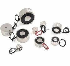12V 24V DC 2.5-150KG Electric Lifting Magnet Electromagnet Solenoid Holding Coil picture