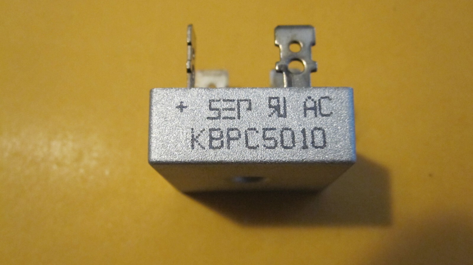 2Pcs 1000V 50A Metal Case Single Phase Diode Bridge Rectifier KBPC5010