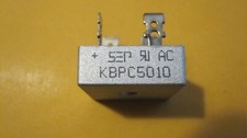 2Pcs 1000V 50A Metal Case Single Phase Diode Bridge Rectifier KBPC5010 picture
