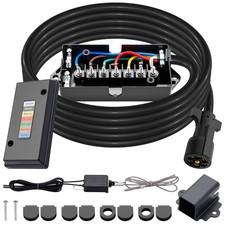 CheeMuii 15FT 7 Way Trailer Cord Trailer Wiring Harness Kit & Junction Box | ... picture