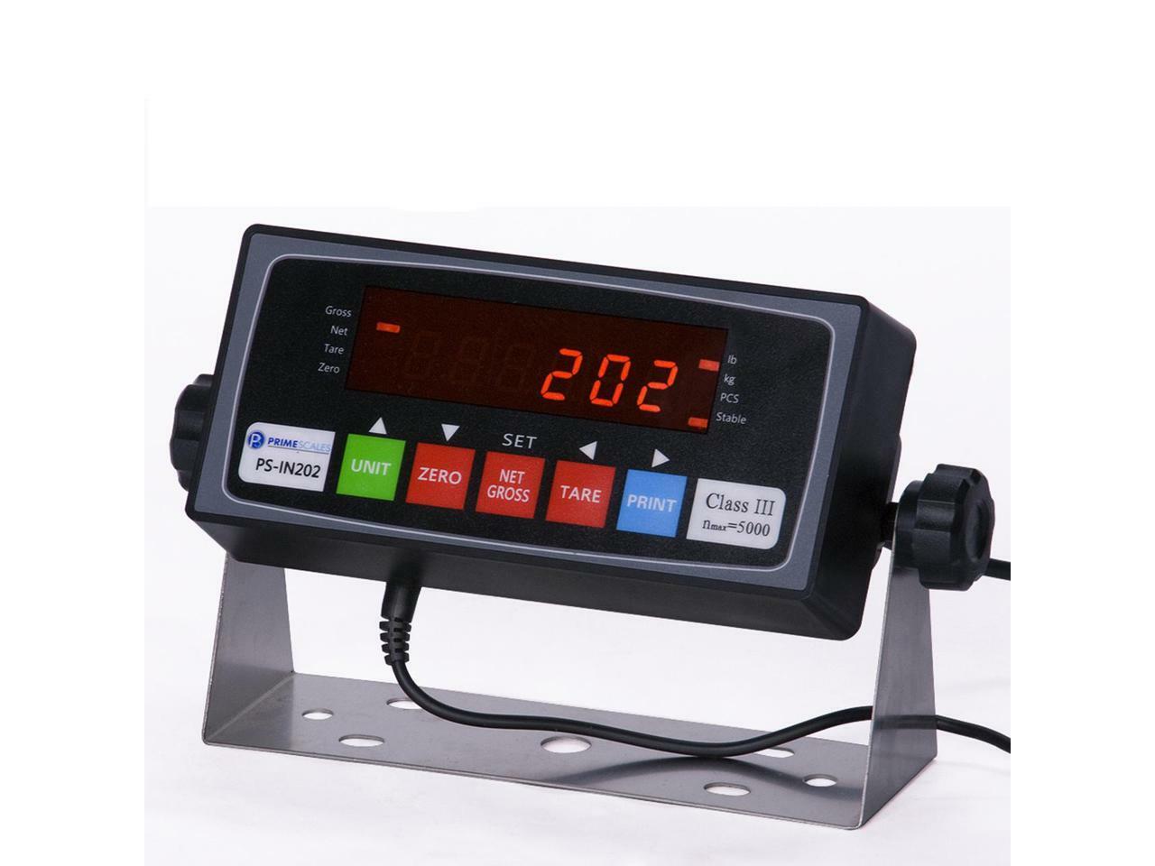 Prime Scales PS-IN202 NTEP Legal For Trade Indicator LED or LCD Prime Scales PS-IN202 NTEP Legal For Trade Indicator LED or LCD