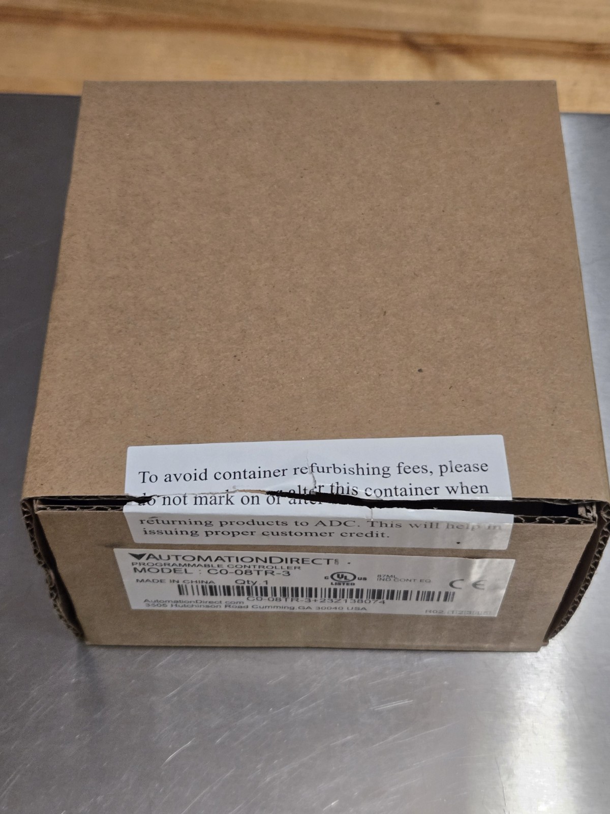 AutomationDirect CLICK C0-08TR-3 8-Point Relay Output PLC Module Open Box AutomationDirect CLICK C0-08TR-3 8-Point Relay Output PLC Module Open Box