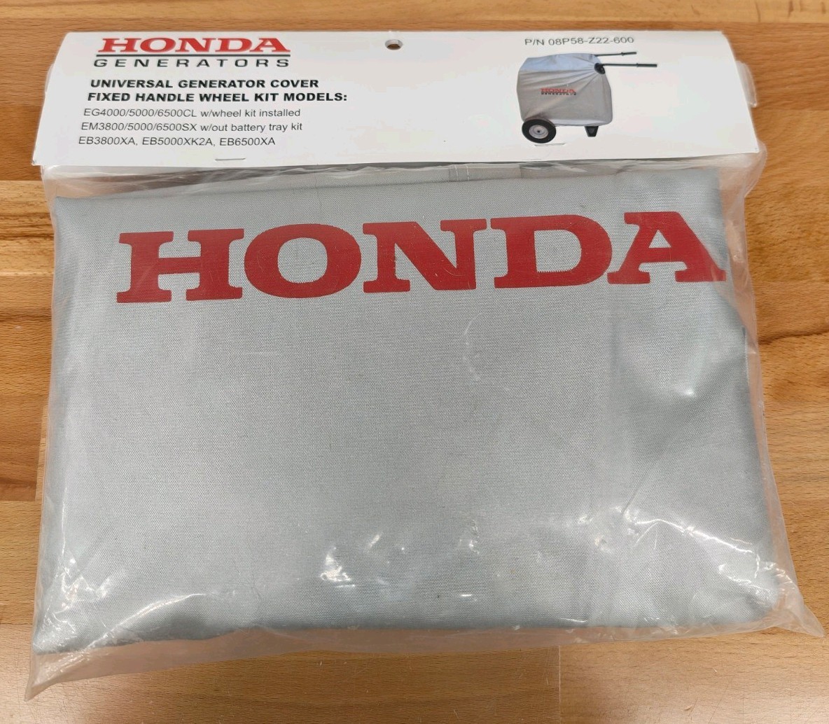 New Genuine OEM Honda 08P58-Z22-600 Fixed Handle Generator Cover