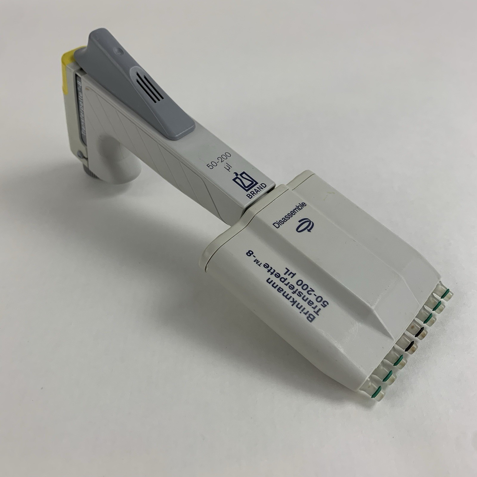 Brinkmann Transferpette-8 50-200 uL 8-Channel Manual Pipette Untested Brinkmann Transferpette-8 50-200 uL 8-Channel Manual Pipette Untested