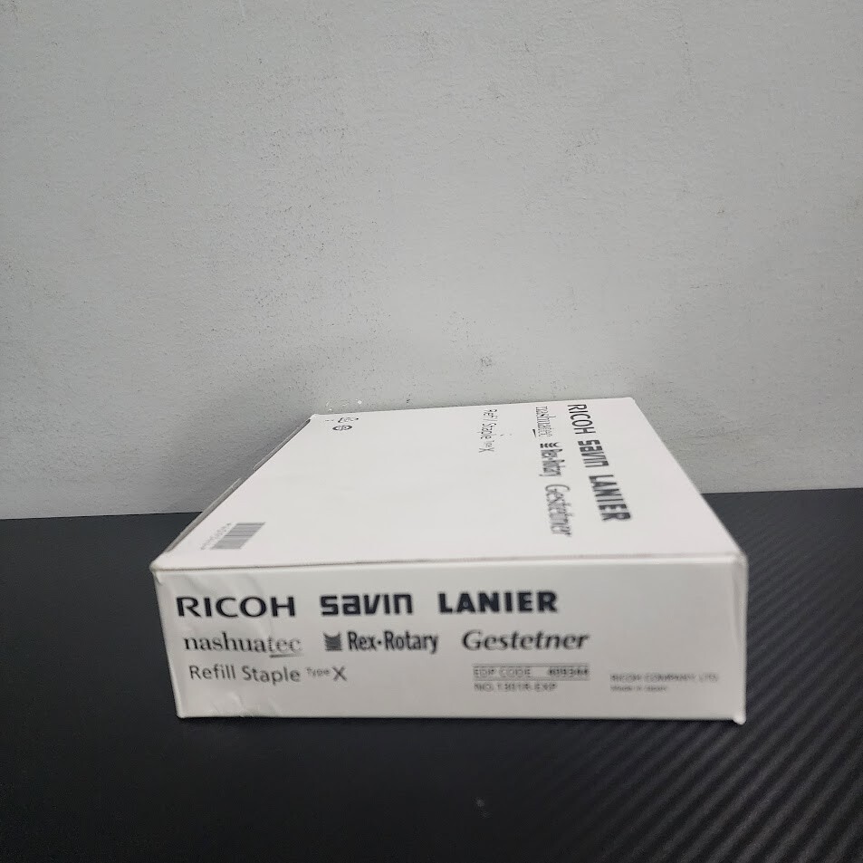 Genuine Ricoh 409344 (TYPE X) Staple Refill - Box of 5 Genuine Ricoh 409344 (TYPE X) Staple Refill - Box of 5
