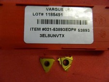 Vargus 3EL8UN VTX 53893 Thread Turning Inserts, QTY 2 USA picture