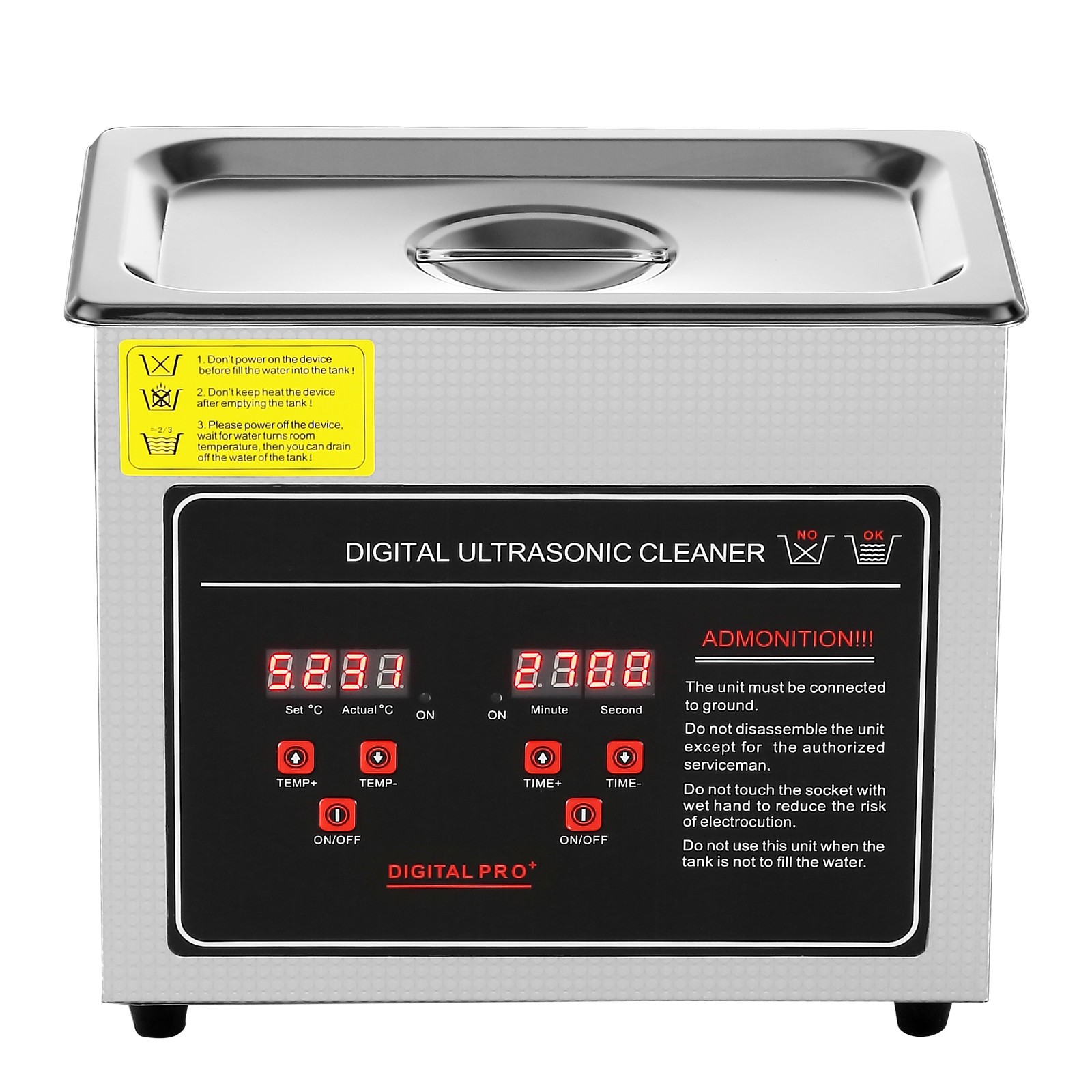 Uimoso 3L Ultrasonic Cleaner with Timer Heating Machine Digital Sonic Cleaner Uimoso 3L Ultrasonic Cleaner with Timer Heating Machine Digital Sonic Cleaner