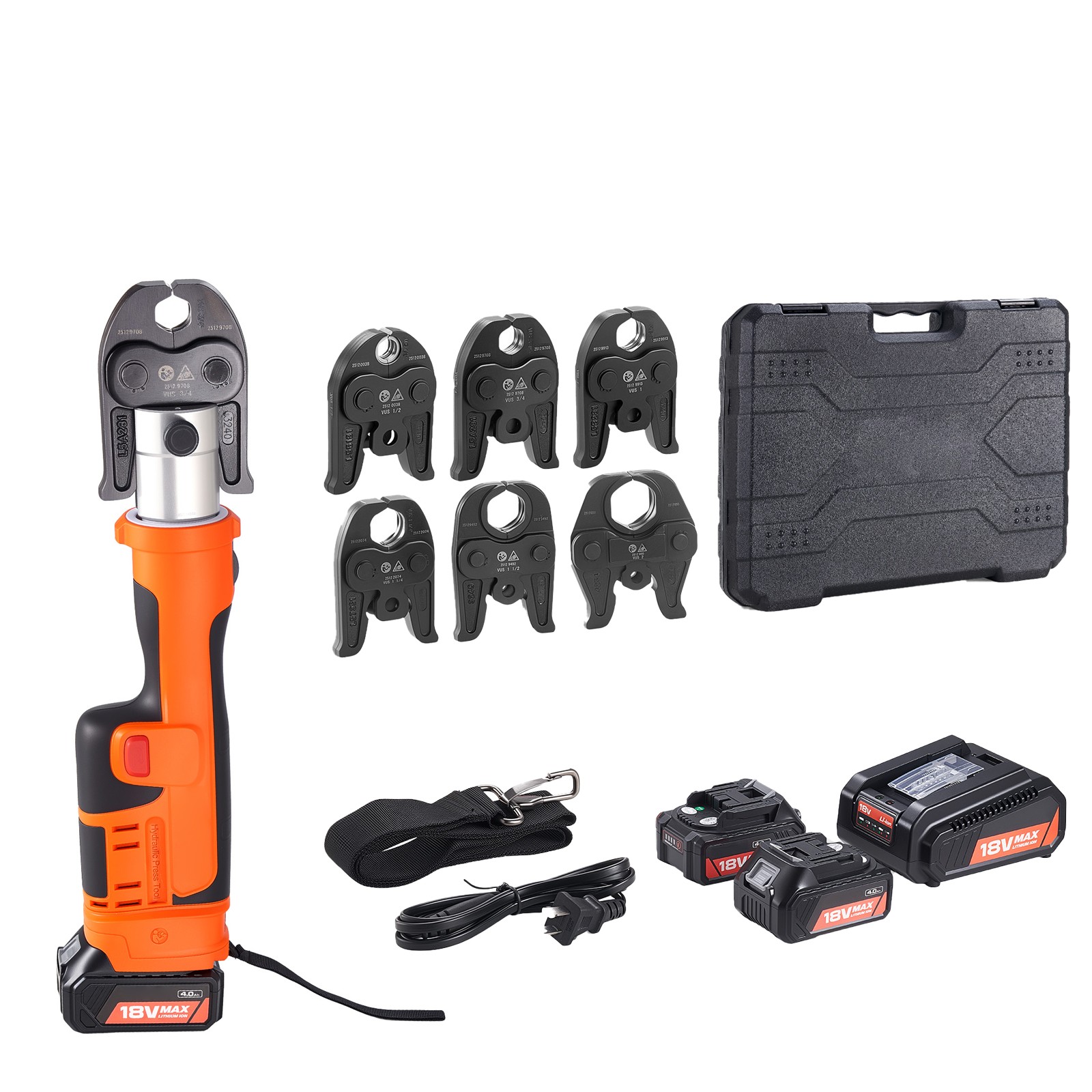 Uimoso 18V Electric Press Tool for Copper Pipes: 1/2\ Uimoso 18V Electric Press Tool for Copper Pipes: 1/2\