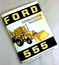 Ford 555 Operators Owners Manual Tractor Loader Backhoe Maintenance Operation picture