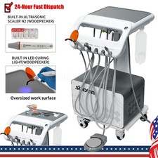 Upgraded Portable Dental Delivery Unit Compressor+Scaler+Curing Light picture